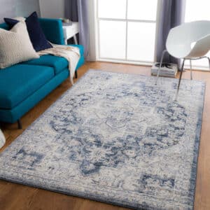 TUSCANY RUG, BLUE – 5′ x 7′