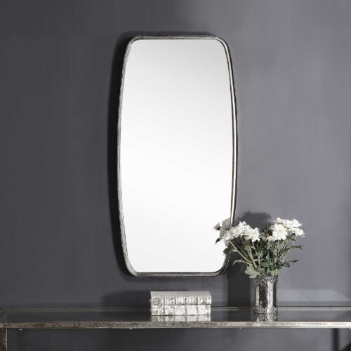 SILVER LEAF ANTIQUE MIRROR