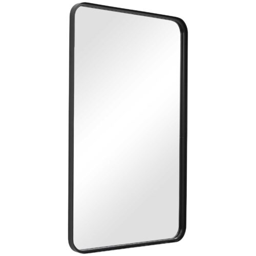 RECTANGULAR BLACK FINISH MIRROR