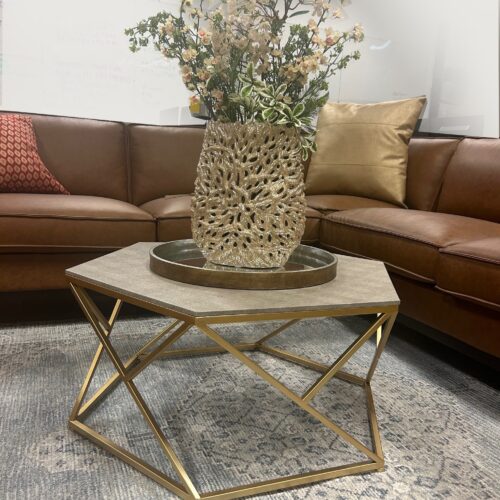 Cressa Faux Shagreen Coffee Table