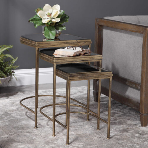 INDIA NESTING TABLES SET OF 3