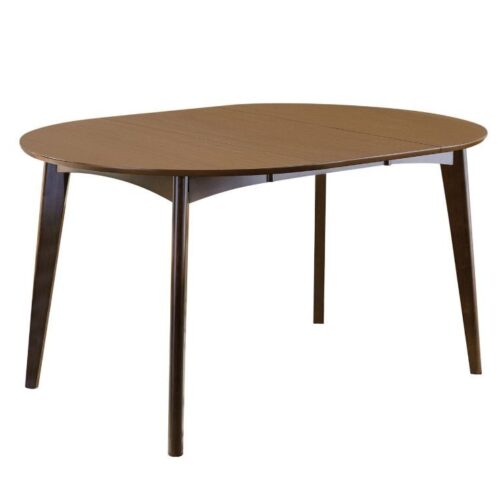 MALONE COLLECTION DINING TABLE DARK WALNUT FINISH