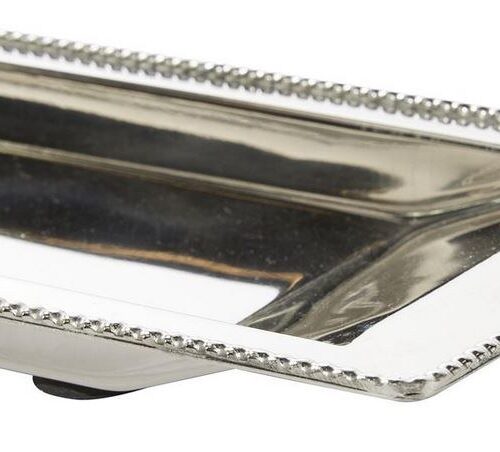 25″ WHITE STAINLESS STEEL TRADITIONAL TRAY