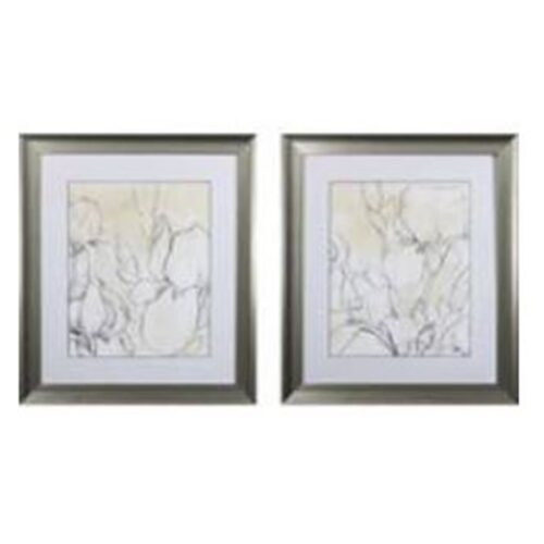 IRIS GARDEN SKETCH SET OF 2