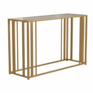 MATTE BRASS SOFA TABLE