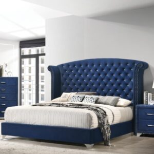 MELODY PACIFIC BLUE QUEEN BED