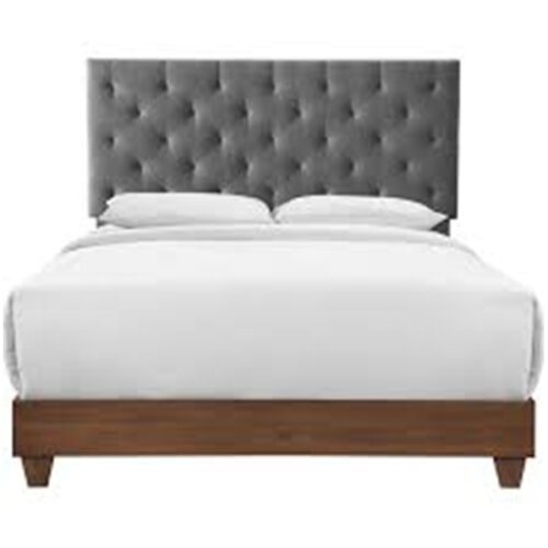 RHIANNON DIAMOND TUFTED QUEEN PLATFORM BED