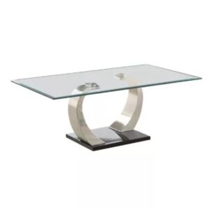 WILLEMSE GLASS TOP COFFEE TABLE