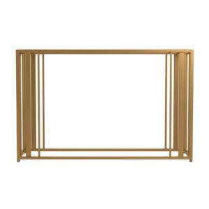 MATTE BRASS SOFA TABLE