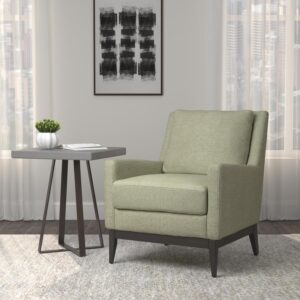 TRACK ARM UPHOLSTERED ACCENT CHAIR, SAGE GREEN