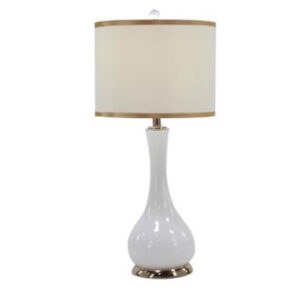 GOLD METAL TRADITIONAL TABLE LAMP