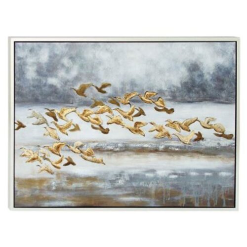 GOLD COASTAL ANIMALS CANVAS WALL ART