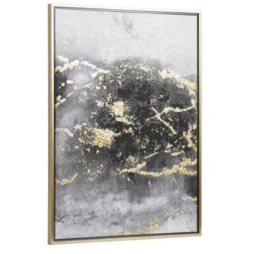 BLACK CONTEMPORARY ABSTRACT CANVAS WALL ART