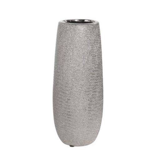 CERAMIC VASE – SILVER