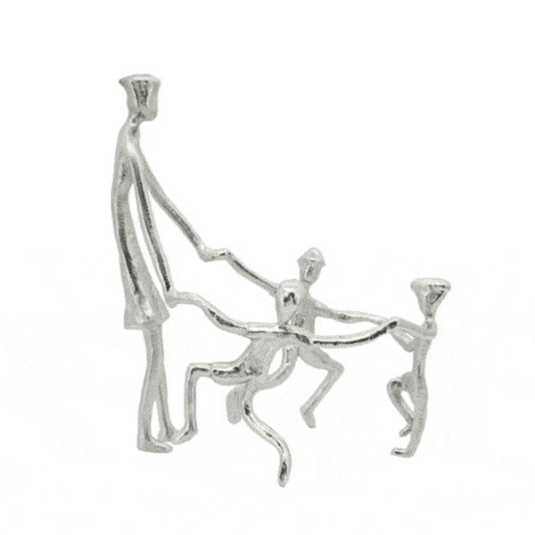 MOTHER AND KIDS SCULPTURE