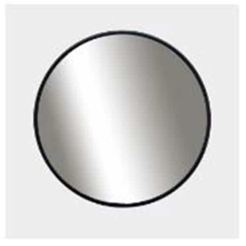 36″ ROUND MIRROR, BLACK