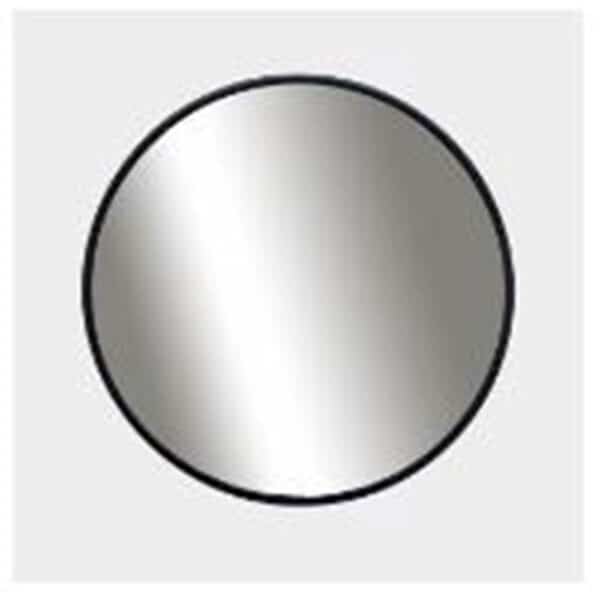 36" ROUND MIRROR, BLACK