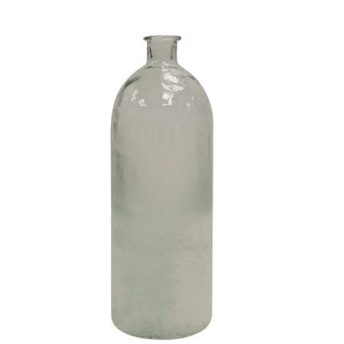 FROSTED BOTTLE NECK VASE