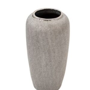 CERAMIC VASE – SILVER