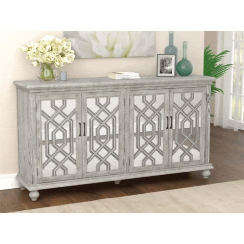 MELANIE 4-DOOR ACCENT CABINET