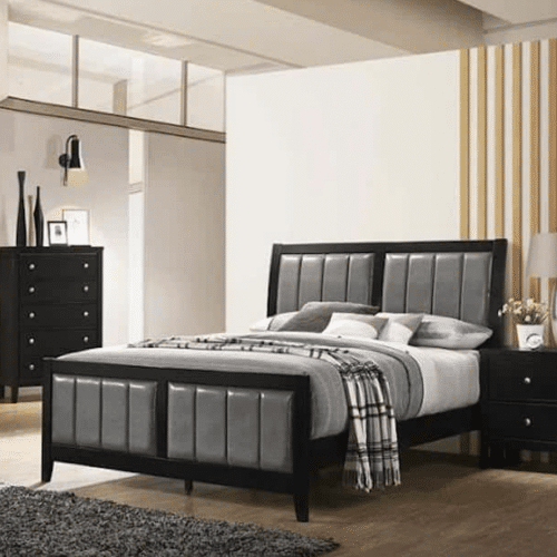 EASTERN KING UPHOLSTERED BED