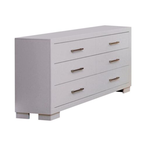 JESSICA 6-DRAWER DRESSER, WHITE