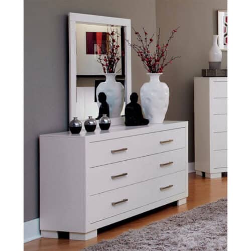 JESSICA 6-DRAWER DRESSER, WHITE