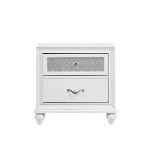 BARZINI NIGHTSTAND, WHITE