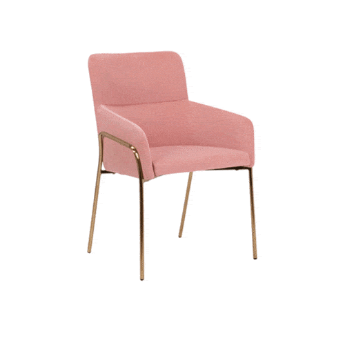 CLEMENT DINING CHAIR, PINK