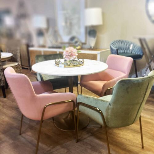 CLEMENT DINING CHAIR, PINK