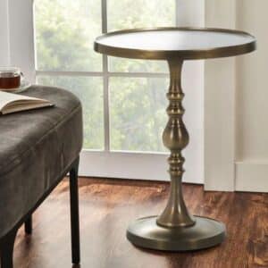 ROMINA BRASS END TABLE