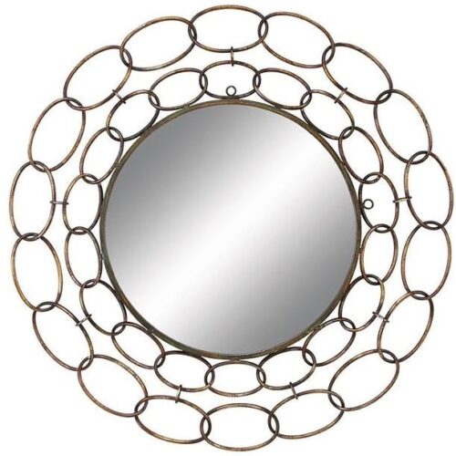 CHAIN LINK MIRROR NICKEL FINISH