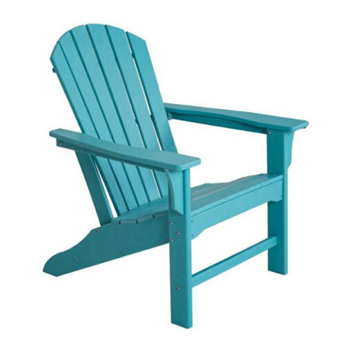 TEAL RESIN TRADITIONAL ADIRONDACK CHAIR