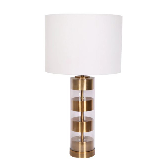 27″ METAL CYLINDER TABLE LAMP