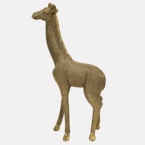 RESIN 16″ GIRAFFE, GOLD