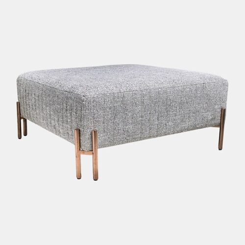 SQUARE OTTOMAN,GRAY KD