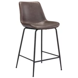 BYRON COUNTER HEIGHT CHAIR BROWN