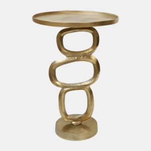 GOLD RING MODERN SIDE TABLE, KD