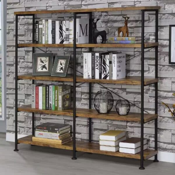 ANALIESE 4-SHELF OPEN BOOKCASE - Image 3