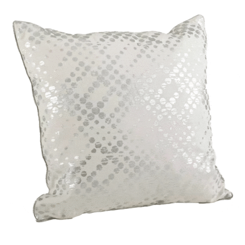 METALLIC FOIL PRINT PILLOW