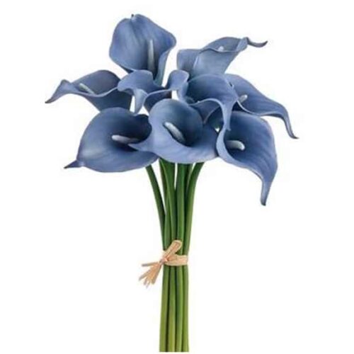 13.4″ CALLA LILY BUNDLE X9 BLUE