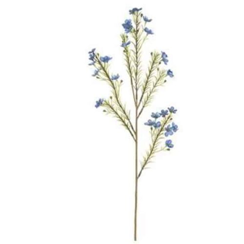 23.75″ WAXFLOWER SPRAY BLUE