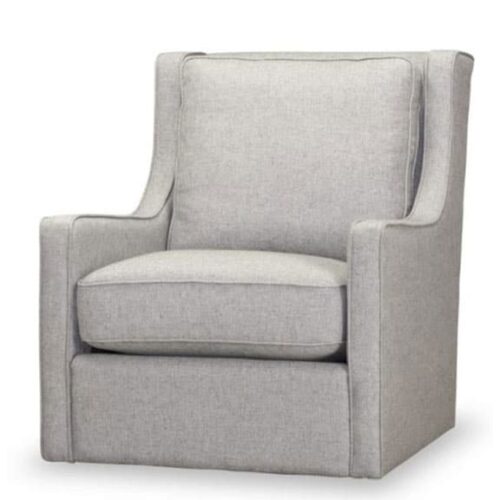 CALVIN SWIVEL CHAIR IN FELICITY STONE