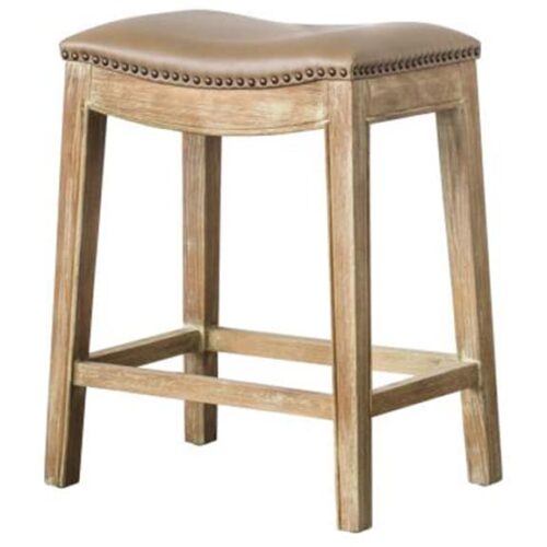 ELMO BONDED LEATHER COUNTER STOOL