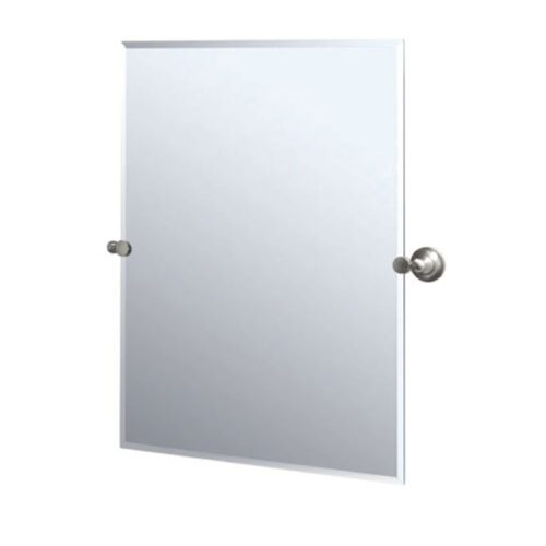 GATCO TIARA BEVEL FRAMELESS SATIN NICKEL