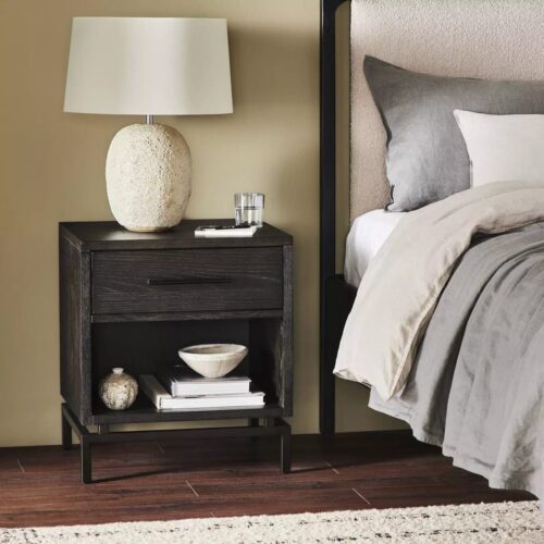 AUTUMN GREY NIGHTSTAND