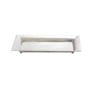 SILVER HAMMERED TRAY, 21″