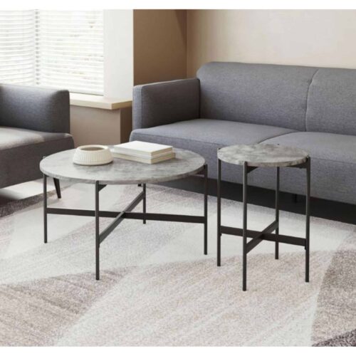 MALO COFFEE TABLE SET, GRAY