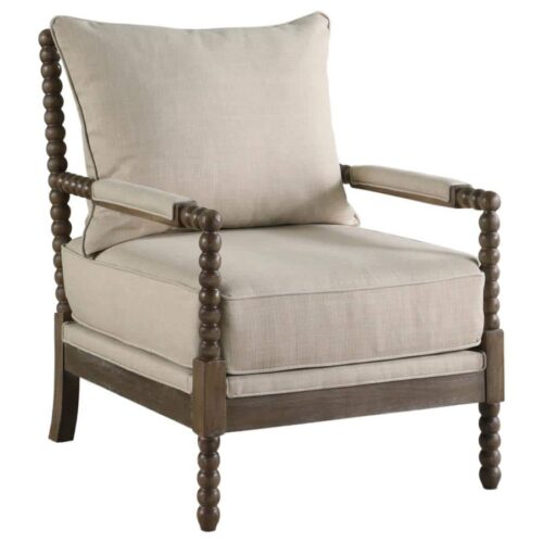 BLANCHETT CUSHION BACK ACCENT CHAIR