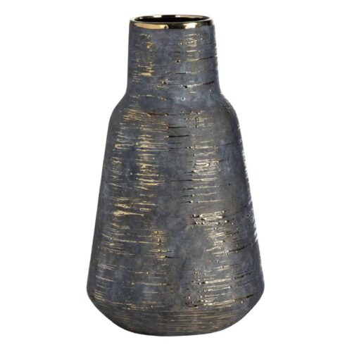 TRINITY LARGE VASE, CHARCOAL